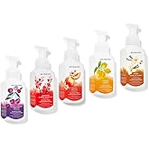 Bath and Body Works Foaming Hand Soaps - Set of 5 Gentle Foaming Soaps (Fresh & Fruity)