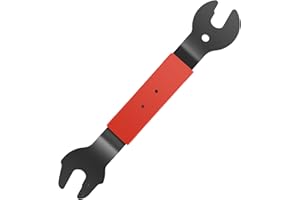 E-GREETSHOPPING 3 In 1 Bicycle Wrench,Bike Headset Wrench Spanner,15 16 17mm Bike Spanner,Double Sided Bike Pedal Removal,Disassembly Center Axle Tool,Multi Tool For Bicycle Repair Wheel Hubs Pedal