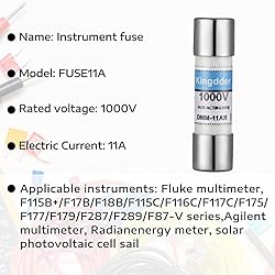 Kingdder Digital Multimeter Fuse Dmm-11A 11A 1000V