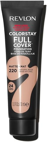 Revlon ColorStay Full Cover Longwear Matte Foundation Natural Beige 220 30ml