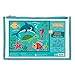 Mudpuppy Under the Sea – 12 Piece Puzzle with Reusable Zipper Pouch Featuring Colorful and Fun Illustrations of Ocean Creatures Perfect for Easy Storage and Travel