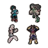 My Hero Academia - 4-Pack Character Lapel Pin Set