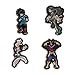 My Hero Academia - 4-Pack Character Lapel Pin Set