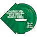 Creative Converting 320062 Graduation Theme Emerald Green Tablecloth