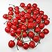 WsCrafts 50Pcs Artificial Lifelike Simulation Cherries for Home Decoration - Simulation Fruit Kitchen Decoration - Christmas Display