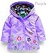 Baby Girls Kid Waterproof Hooded Coat Jacket Outwear Raincoat