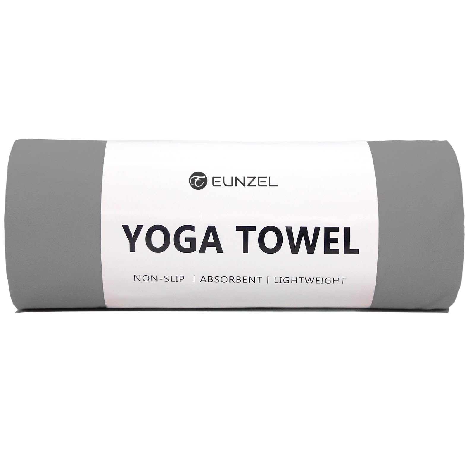 Photo 1 of Eunzel Hot Yoga Towel Non Slip Yoga Mat Towel Non-Slip Sweat Absorbent Microfiber Towel for Hot Yoga, Pilates and Workout 72" x 26.5", Dark Grey