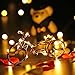 Battery Fairy Lights 8 Packs 30 LED 10ft Battery Operated String Lights, DIY Silver Wire LED String Lights for Wedding, Bedroom, Home, Party, Table, Christmas Decor (Warm White)