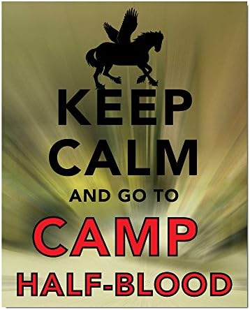 Keep Calm And Go To Camp Half Blood 8.5 X 11 Inches Poster