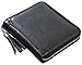 YUHAN PRETTY Womens Credit Card Wallet RFID Small Leather ID Card Holder Case (40 Card Slots - Black)