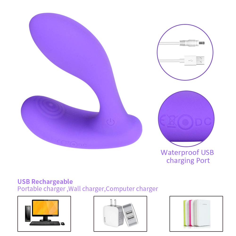 XINGHAOYA Male Vibrating Prostate Massager Anal Sex Toys 2 Powerful Motors and 10 Stimulate Patterns-Wireless Remote Anal Butt Plug for Unisex Men