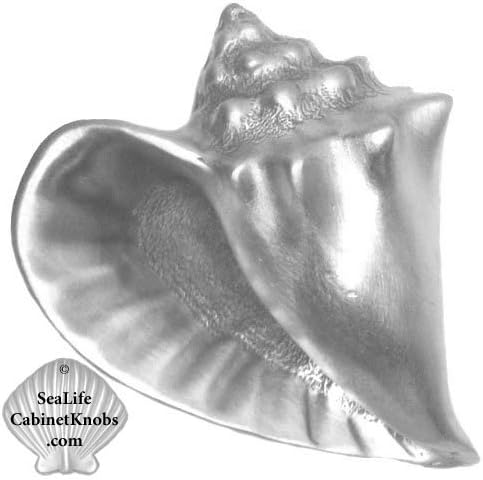 Conch Shell Drawer Knobs 101l Small Conch Shell Designer Pewter