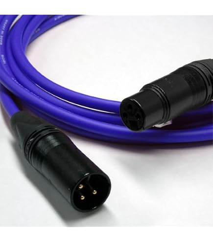 Amazon.com: BJC Star Quad XLR Cables, Canare L-4E6S with Neutrik