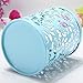 Jooniyaa Hollow Rose Flower Pattern Cylinder Pen Pencil Pot Holder Container Organizer(Multi-Color to Choose from)