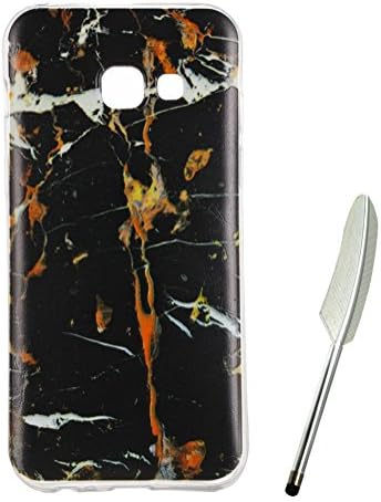 Samsung Galaxy A5 2017 Case Cover, Edaroo Silicone Case Beautiful Summer Tropical Flower Design Flexible Soft Tpu Gel Transparent Clear Anti Scratch Scratch Resistant Protective Mobile Phone Case Cover For Samsung Galaxy A5 2017 Version