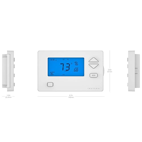 Insteon Smart Wall Thermostat, Not Heat Pump Compatible, Requires