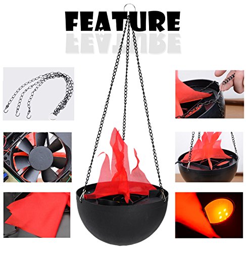 Vipe Hanging Flame Light Halloween Decoration Christmas Party Bar Outdoor Indoor Decoration - Thumbnail 2