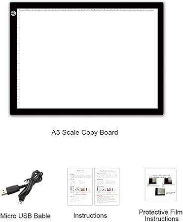 Yinuiousory A3 - Caja de luz LED para trazado In Beschreibung b: Amazon.es: Hogar