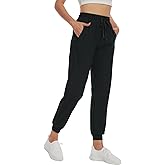 SEVEGO Women's 30"/32"/34"/36" Tall Inseam Joggers Lightweight Sweatpants Zipper Pockets Athletic Workout Lounge Pants