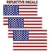 Reflective Subdued American Flag Sticker 3