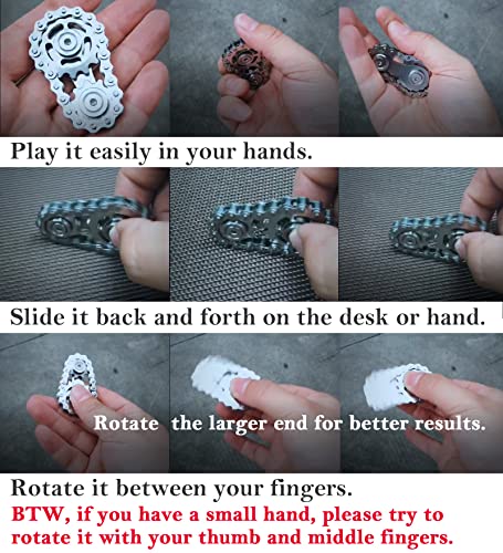 Bitopbi Sprocket Fidgets Chain Stainless Steel