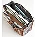 TOOGOO(R) Nylon Handbag Insert Comestic Gadget Purse (Brown)