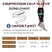 THX4COPPER Calf Compression Sleeve(20-30mmHg) for Men & Women, Shin Splint Leg Compression Calf Sleeve- Great for Running, Cycling, Travelling- Improve Circulation and Recovery-X-Large
