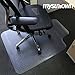 Mysuntown Carpet Chair Mats, PVC Vinyl Chair Mat for Carpeted Floors with Lip, Transparent Desk Chair Mat - 36 X 48 Inch Standard Pile Carpet