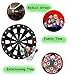 Kyerivs Safety Dart Board Set with Soft Tip Darts for Kid Board Games and Leisure Sport for Office 16.5 Inch