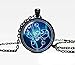 Doctor Who Gallifreyan Necklace Dr Who Tardis, Doctor Who Jewelry, Timelord Companion, Time Lord Blue Nebula ,Best Gift Christmas Gift Best Gift