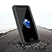 Mangix iPhone 6 Plus/6S Plus Case, Gorilla Glass Aluminum Alloy Metal Extreme Bumper Finger Scanner Cover Shell Case for Apple iPhone 6 Plus/6S Plus 5.5inch(Black)