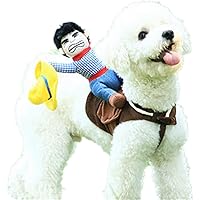 Dog Costumes Pet Costume Pet Suit Cowboy Rider Style by DELIFUR (Small)