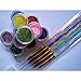 Mintbon 5pcs Acrylic Nail Art UV Gel Carving Pen Brush Liquid Powder DIY No. 2/4/6/8/10