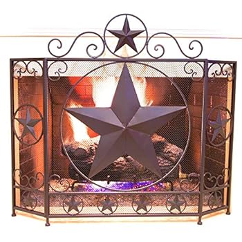 Amazon Com Lone Star Fireplace Screen Home Kitchen