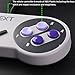2 Pack SNES Retro USB Super Controller Gamepad Joystick, USB PC Super Classic Controller Joypad Gamestick for Windows PC MAC Linux Raspberry Pi 3 Steam Sega Genesis Higan Grey/Purplethumb 4