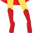 Forum Adult Yellow Super Hero Boot Tops - Gelbe Stiefel-Überzieher Für Superhelden-Kostüme