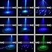 SUNY Laser Lighting 8 Big Patterns Green Blue Laser Lights Blue LED Light for Party Music Laser Projector Sound Activated Stage Lighting Remote Controller Dance Home Decorative Xmas Holiday DJ Light S