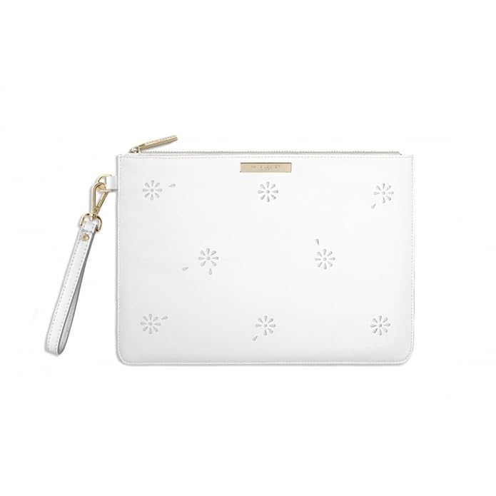 Katie Loxton , Damen Clutch weiß weiß