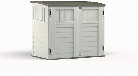 Amazon Com Suncast Horizontal Outdoor Storage Shed For Backyards