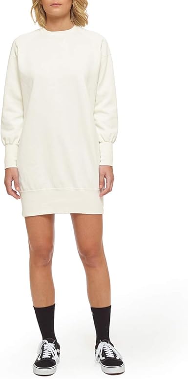 tan sweatshirt dress