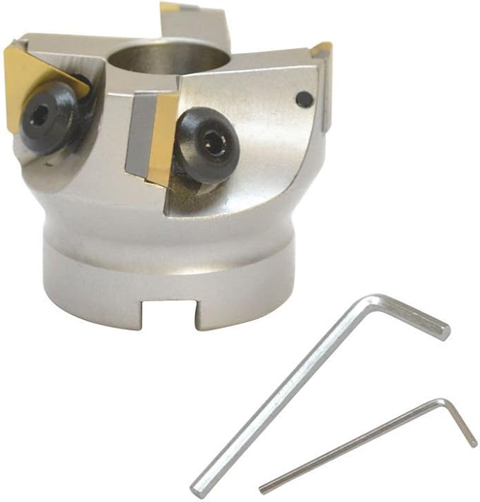 2'' x 3/4'' 90 Degree Indexable Face Mill Cutter Carbide Shims Use TPG32 Inserts