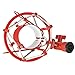 Neewer Pro Metal Microphone Shock Mount Mic Anti-vibration Holder Clip High Isolation for Suspension Boom Scissor Arm Stand and Condenser Mic,Ideal for Studio Radio Broadcasting and Recording(Red)