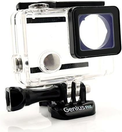 GeniusPro Housing Waterproof GoPro Hero 4 / 3+ Extra Bracket Standart Underwater Protective Action Camera Dive 40m Replacement Slim Lightweight Case