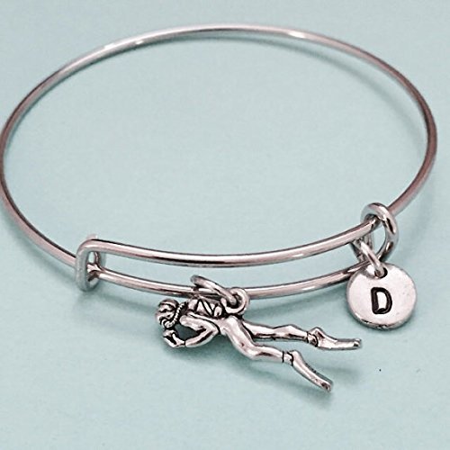Scuba diver bangle, scuba diver charm bracelet, expandable