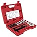 OEMTOOLS 27144 Harmonic Balancer Installer Tool, Mechanic Tools, Color-Coded Adjustable Sleeves, 9 Count Thread Adapter Kit, Sturdy Plastic Case