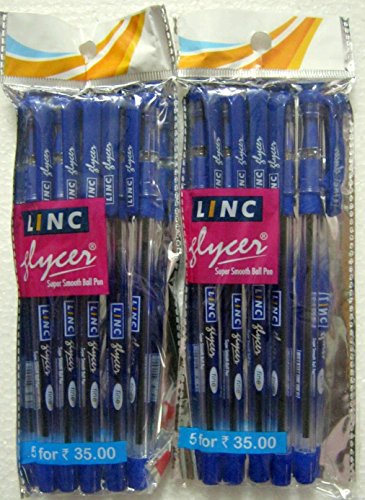 Ручка шар синяя linc glycer, 0.7мм, грип, арт.066268 4830 (8904106834830)