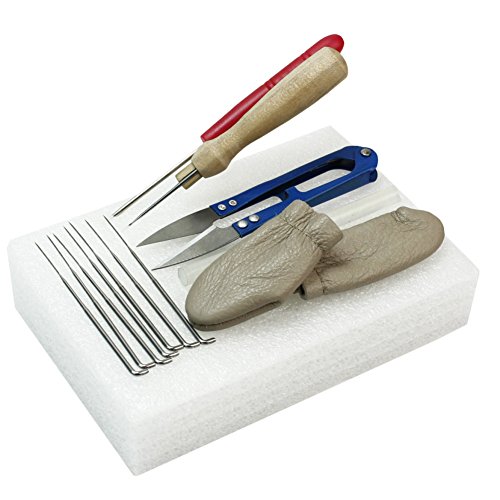 RefaxiÂ®Needle Felting Starter Kit Wool Felt Tools Mat + Scissors + Needle Craft Kit