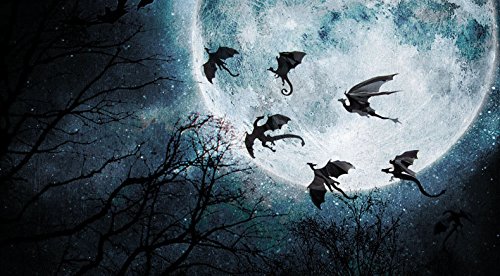 Megrocle 3D Dragon Wall Decor DIY Scary Black Dragon Wall Decals Removable Window Stickers Halloween PVC Party Supplies Decorations,14 pcs - Thumbnail 7