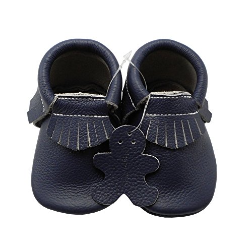 image for YIHAKIDS Baby Tassel Shoes Soft Leather Sole Infant Shoes Baby Moccasi
