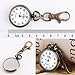 XR Classical Round Key Ring Watch Pocket Watch Pendant Key Chain Watch